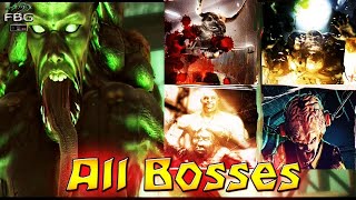 The House of the Dead Overkill Extended Cut  All Bosses [upl. by Rehpotsyrk304]