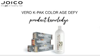 JOICO Vero KPak Age Defy Product Knowledge [upl. by Verras909]