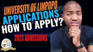 University of Limpopo  How to apply at UL for 2023 online  Full guide [upl. by Arac]