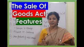 quotThe Sale of Goods Act  1930quot  Its Features amp Sale Vs Agreement To Sale [upl. by Estas331]