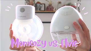 Momcozy Vs Elvie Wearable Breast Pump InDepth Review  Pros Cons Which One To Buy [upl. by Jerry]