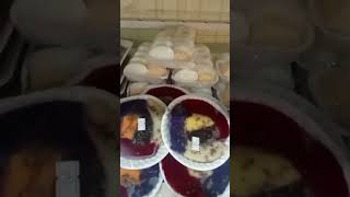 Delicious puto and sapin sapin puto sapinsapin food shorts shortvideo millionviews [upl. by Ydnahs]