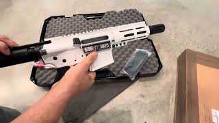 UNBOXING ABC Rifle Company AR15 Micro  Storm Trooper White [upl. by Nylarahs]