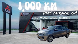 First 1K PMS of Mitsubishi Mirage g4 2024  Jade Supan [upl. by Akinod]