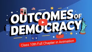 Outcomes of Democracy Class 10 Animation Sunshine Study [upl. by Fauch]