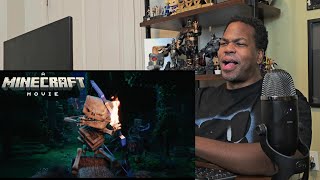 A Minecraft Movie  Official Trailer  Reaction [upl. by Etnelav845]