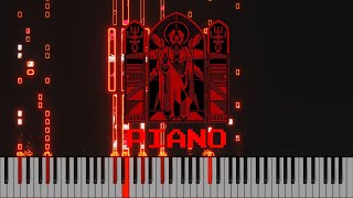 Tenebre Rosso Sangue  Piano and Drums ULTRAKILL P2 OST [upl. by Cand]