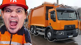 Moja NOWA PRACA w POLSKIEJ ŚMIECIARCE 🚚🗑️ Symulator Śmieciorza [upl. by Sedecrem]