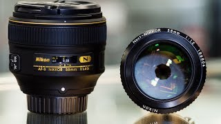 Nikon 58 F14 VS Nikon 58 F12 Noct [upl. by Antonina]