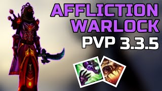 AFFLICTION WARLOCK PVP 335  BEGINNER GUIDE WARMANE WOTLK TalentsGearSpellsDuelsTips 2022 [upl. by Lotsyrk81]