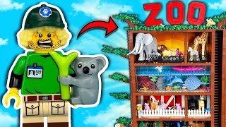 I built a LEGO Zoo SKYSCRAPER [upl. by Francklyn]