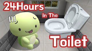 I Spent 24 Hours In Toilet [upl. by Aihpos]