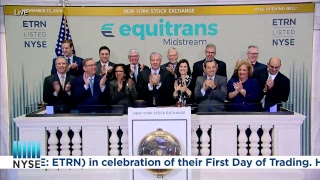 Equitrans Midstream Corporation Rings the NYSE Opening Bell [upl. by Les]