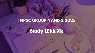 Day 5 TNPSC GROUP 4 AND 2 2025 PREPARATION Lets begin Study with me for 130 hrs [upl. by Mont]