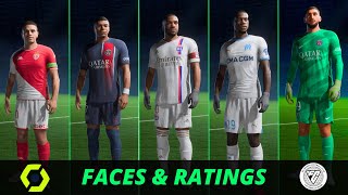 EA SPORTS FC24  LIGUE 1 Player Faces amp Ratings [upl. by Molloy]