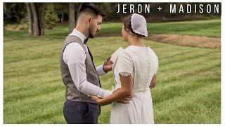 Jeron  Madison  Mennonite Wedding Highlight Film [upl. by Pulcheria575]