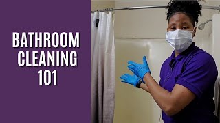 Cleaning Bathroom Like A Pro Bathroom Cleaning A Step By Step Guide [upl. by Monro433]