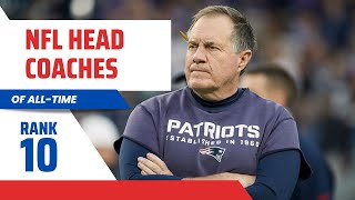 Ranking The Top 10 NFL Head Coaches Of All Time [upl. by Oirasan]