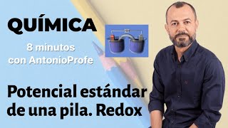 REDOX 5 Potenciales estándar de reducción de una pila Química 2º bachillerato [upl. by Damalas]