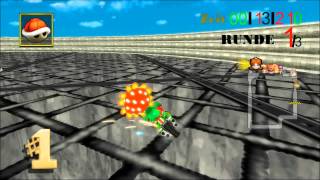 MKWii HD Custom Track  Rocky Cliff made by MrApple35000vr RC1 [upl. by Cayla97]