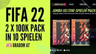 2x 100k Pack für 10 Spiele in FIFA 22 So einfach bekommst du 2 Jumbo Seltene Spieler Packs FIFA 22 [upl. by Goldin]