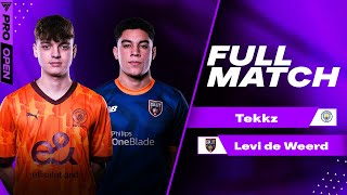 Tekkz VS LeviDeWeerd  FC PRO OPEN Week 4  Group D  FULL MATCH [upl. by Hsiekal]