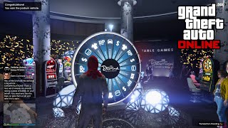 HOW TO WIN THE CASINO CAR IN GTA ONLINE [upl. by Tihor381]