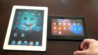 iPad 2 vs BlackBerry Playbook [upl. by Ethelda]