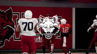 Arkansas State Football Spring Practice Day 4 [upl. by Aleciram748]