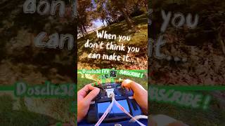 When you dont Think you can Make It 🕳️🤿 fpv gopro apex viral nature landscape short fail [upl. by Araihc]