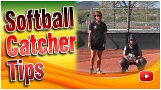 Softball Skills  Catcher Blocking  Coach Stacy Iveson [upl. by Ahsiram239]