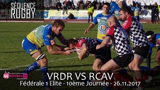 2017 11 26 48 SequenceRugby Fédérale 1 10ème journée VRDR vs RCAV [upl. by Ayekat392]