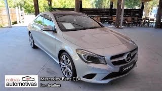 MercedesBenz CLA 200  Detalhes  NoticiasAutomotivascombr [upl. by Bud]