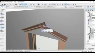 Window Architrave  Molding ArchiCAD [upl. by Waddle963]