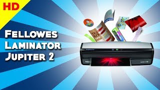 Fellowes Laminator Jupiter 2 125 Rapid 1 Minute Warmup Laminating Machine [upl. by Yelhak118]