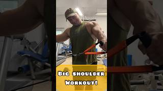 Get bigger shoulders with this technique John Meadows made famous johnmeadows jeffnippard [upl. by Mulac643]