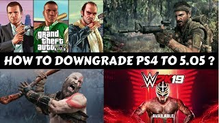 How To Downgrade PS4 From 555 to 505 GS2 [upl. by Gerianne102]