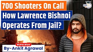 How Lawrence Bishnoi Continues To Operate His Gang Despite Being In Jail  Explained [upl. by Mundy]