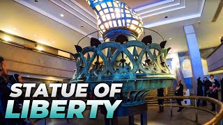 ⁴ᴷ Walking Tour of Statue of Liberty National Monument Includes Visit to the Crown [upl. by Sidalg]