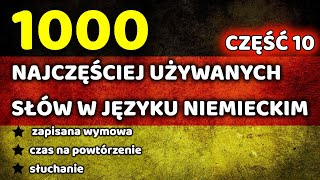 1000 Najczęściej używanych słów w języku niemieckim część 10 [upl. by Nicholle]