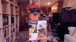 The Ridgid Blower Vac Unboxing Review [upl. by Enairb]