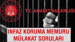 İNFAZ KORUMA MÜLAKAT SORULARI [upl. by Tinaret2]