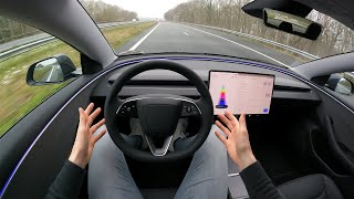 2024 Tesla Model 3 283hp  POV Test Drive [upl. by Eam]