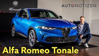 Alfa Romeo Tonale SUVAlternative zu Audi Q3 BMW X1 und Co Erster Check  Review  NFT  2022 [upl. by Biddy474]