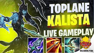 Kalista Top Is Secretly Broken  Wild Rift HellsDevil Plus Gameplay [upl. by Ylicic]