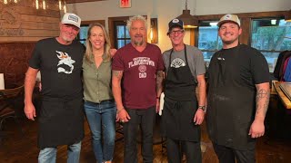 St Simons GA restaurant makes debut on Food Network’s “Diners DriveIns and Dives” [upl. by Anippesuig]