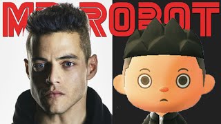 Mr Robot Island tour 1000 hours Animal Crossing [upl. by Dorcy]