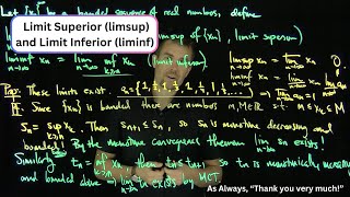 Limit Superior and Limit Inferior of a Sequence [upl. by Eriha363]