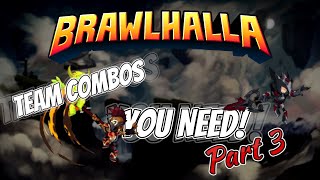 CRAZY Brynn x Barraza Team Combos You Need  Brawlhalla Tutorial [upl. by Moreville804]