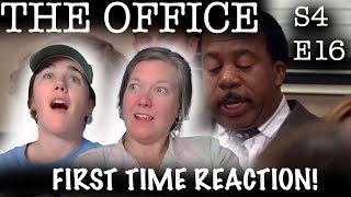 The Office  S4 E16  quotDid I Stutterquot  FIRST TIME REACTION [upl. by Olrac]